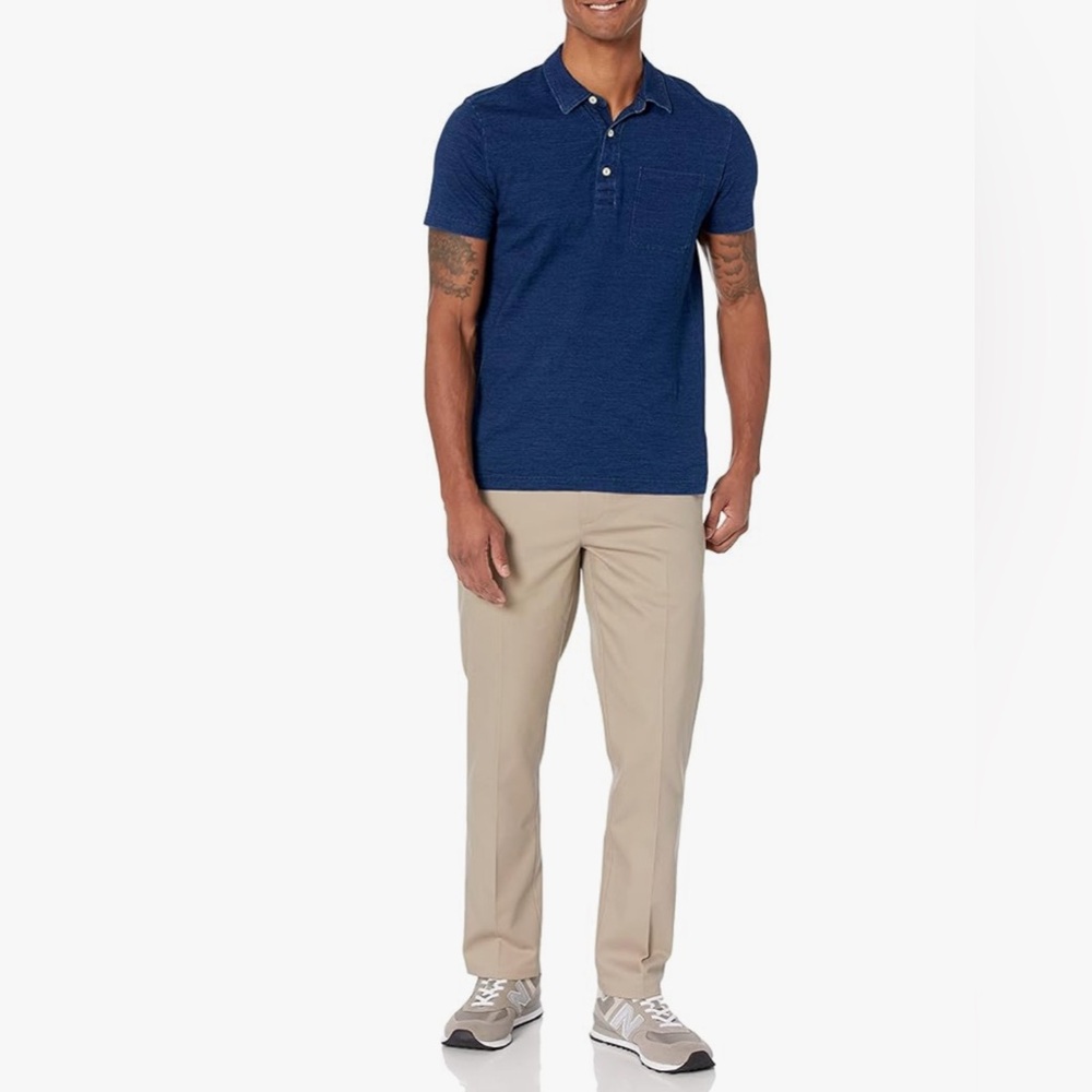 ✨Goodthreads Men's Slim-Fit Washed Comfort Stretch Chino Pant - Picture 5 of 6